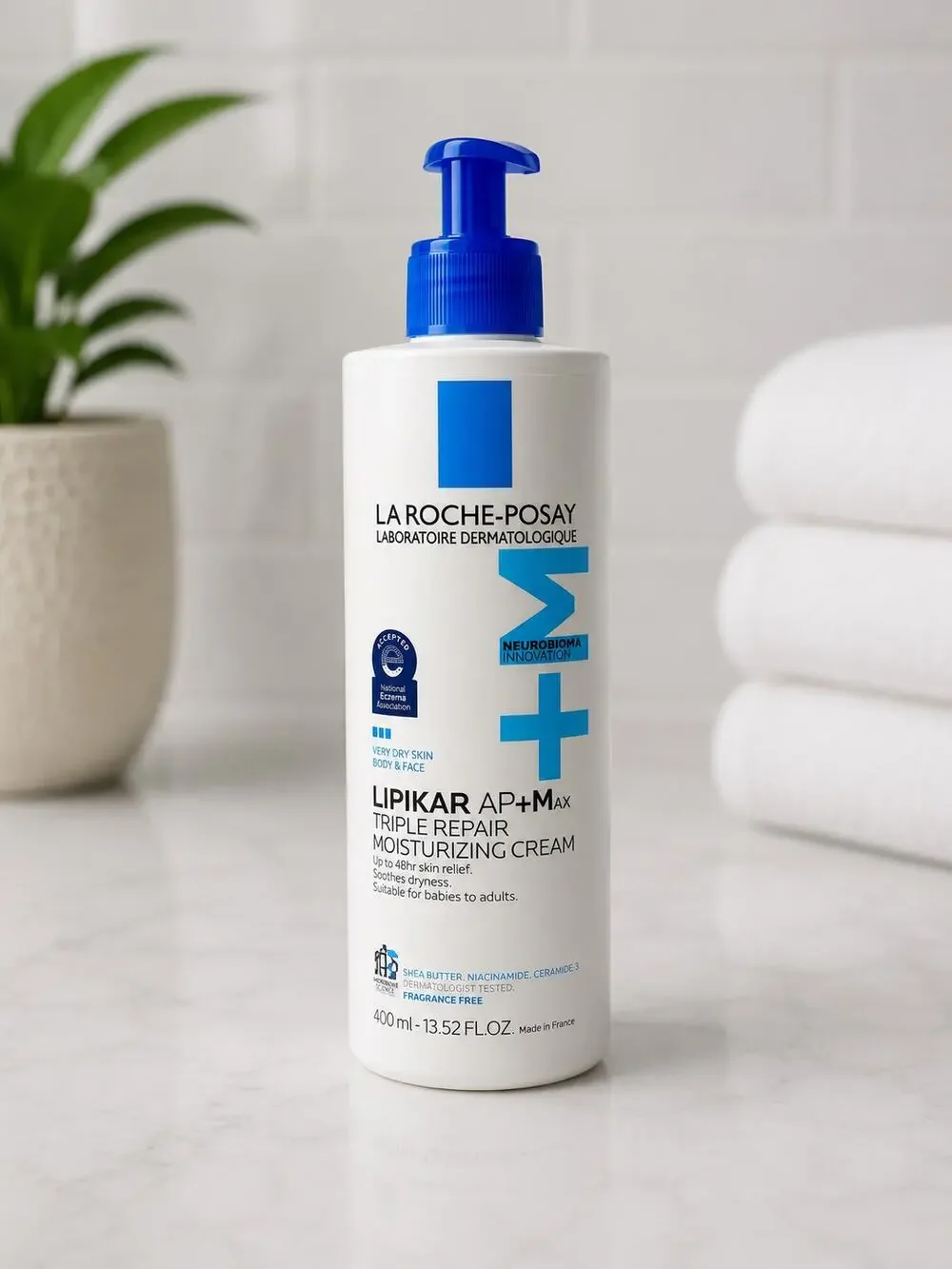 La Roche-Posay Lipikar AP+M Triple Repair Moisturizing Cream 13.52 oz New
